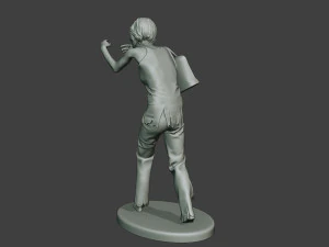 casual zombie female cz1 0001 3D Print Model