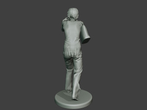 casual zombie female cz1 0001 Modello di stampa 3D