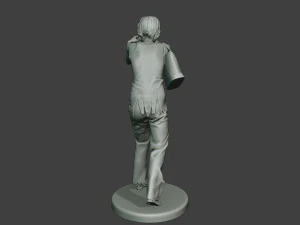 casual zombie female cz1 0001 3D Print Model