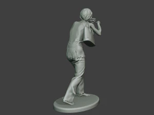 casual zombie female cz1 0001 3D Print Model