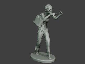 casual zombie female cz1 0001 3D Print Model