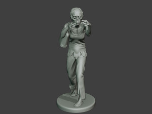 casual zombie female cz1 0001 Modello di stampa 3D