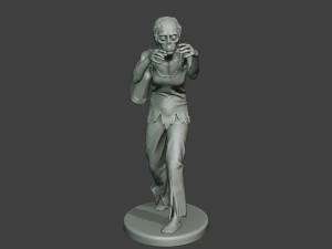 casual zombie female cz1 0001 3D Print Model