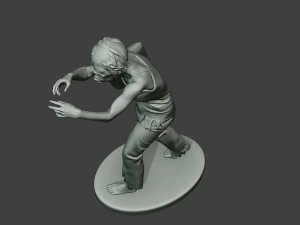 casual zombie female cz1 0001 3D Print Model