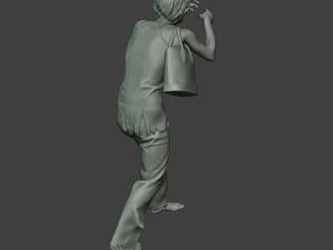 casual zombie female cz1 0001 3D Print Model