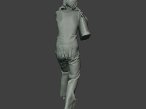 casual zombie female cz1 0001 Modello di stampa 3D