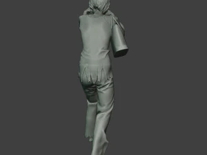 casual zombie female cz1 0001 3D Print Model