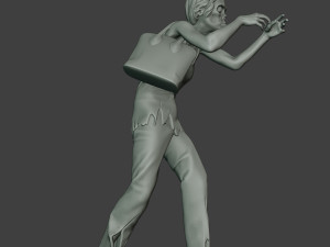 casual zombie female cz1 0001 Modello di stampa 3D