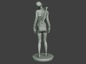casual zombie female cz1 0002 Modelo de impresión 3D