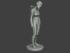 casual zombie female cz1 0002 Modelo de impresión 3D