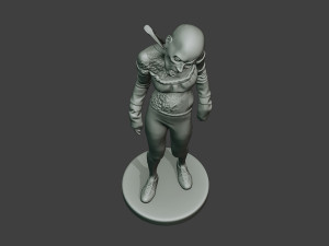 casual zombie female cz1 0002 Modelo de impresión 3D