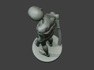 casual zombie female cz1 0002 Modelo de impresión 3D