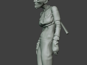 casual zombie female cz1 0002 Modelo de impresión 3D