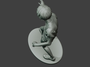casual zombie female cz1 0003 Modelo de Impressão 3D