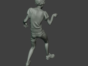 casual zombie female cz1 0003 Modelo de Impressão 3D