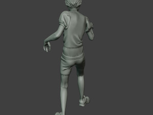 casual zombie female cz1 0003 Modelo de Impressão 3D