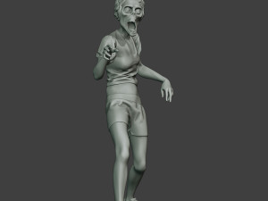 casual zombie female cz1 0003 Modelo de Impressão 3D