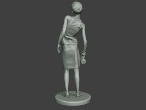 casual zombie female cz1 0004 3D Print Model