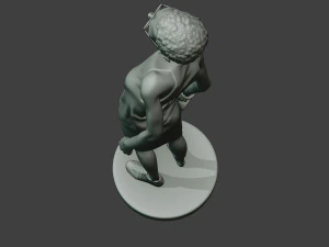 casual zombie female cz1 0004 3D Print Model