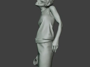 casual zombie female cz1 0004 3D Print Model