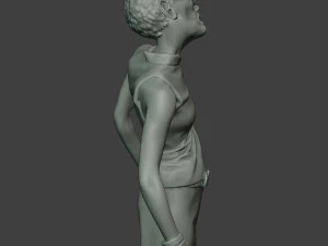 casual zombie female cz1 0004 3D Print Model