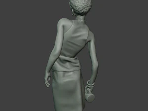 casual zombie female cz1 0004 3D Print Model