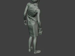 casual zombie female cz1 0004 3D Print Model