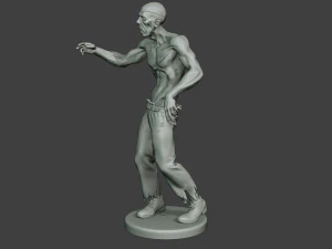 casual zombie male cz1 0001 3D Print Model