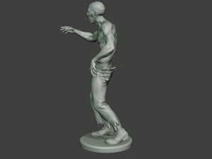 casual zombie male cz1 0001 3D Print Model