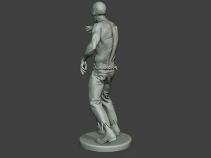 casual zombie male cz1 0001 3D Print Model