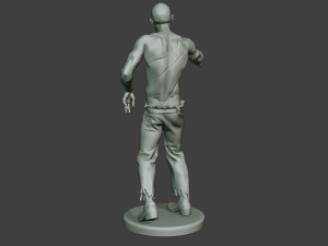 casual zombie male cz1 0001 3D-Druckmodell