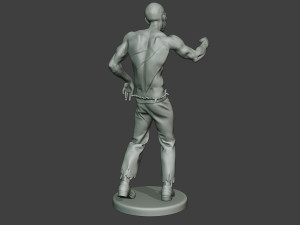 casual zombie male cz1 0001 3D-Druckmodell
