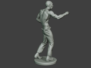 casual zombie male cz1 0001 3D-Druckmodell