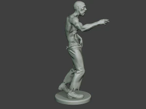 casual zombie male cz1 0001 3D Print Model