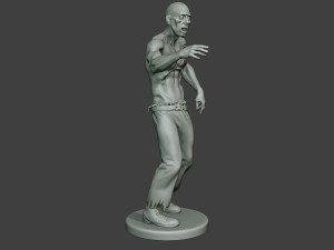 casual zombie male cz1 0001 3D-Druckmodell