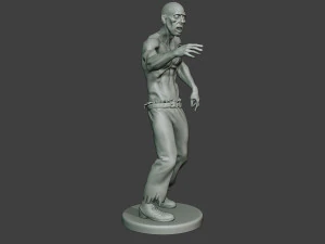 casual zombie male cz1 0001 3D Print Model