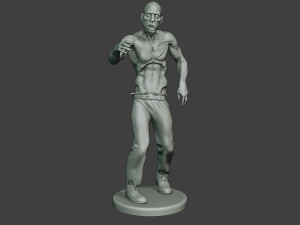 casual zombie male cz1 0001 3D-Druckmodell