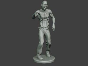 casual zombie male cz1 0001 3D Print Model