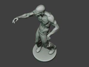 casual zombie male cz1 0001 3D Print Model