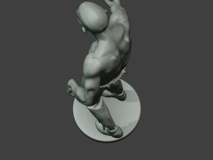 casual zombie male cz1 0001 3D Print Model