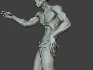 casual zombie male cz1 0001 3D-Druckmodell
