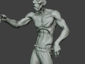 casual zombie male cz1 0001 3D Print Model