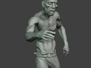 casual zombie male cz1 0001 3D Print Model