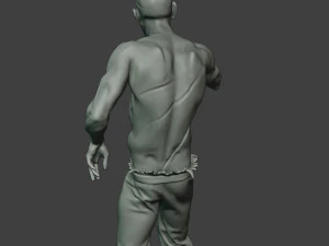 casual zombie male cz1 0001 3D Print Model