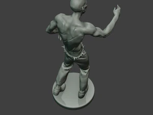 casual zombie male cz1 0001 3D Print Model