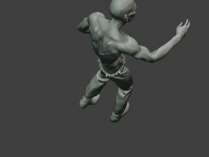 casual zombie male cz1 0001 3D-Druckmodell