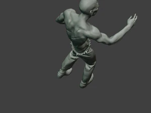 casual zombie male cz1 0001 3D Print Model
