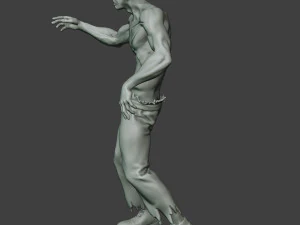 casual zombie male cz1 0001 3D Print Model
