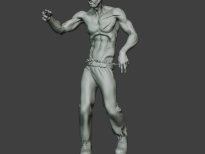 casual zombie male cz1 0001 3D-Druckmodell
