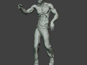 casual zombie male cz1 0001 3D Print Model